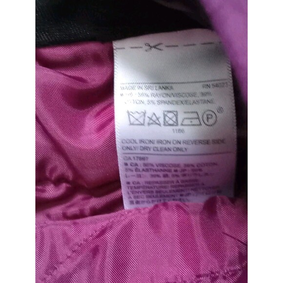 Banana Republic Sloan Fit Pant Trousers Womans 2 Dark Plum Purple Ankle Midrise - Picture 7 of 10